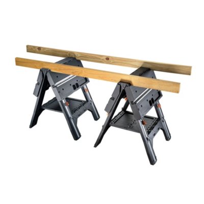 Worx Pegasus Folding Work Table and Sawhorse with Clamps