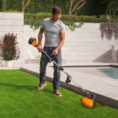 WORX 40V Power Share 13" Cordless Grass Trimmer/Edger with Command Feed