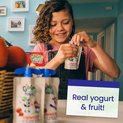 GoGo Squeez Yogurtz Strawberry and Strawberry Banana, 20 ct.