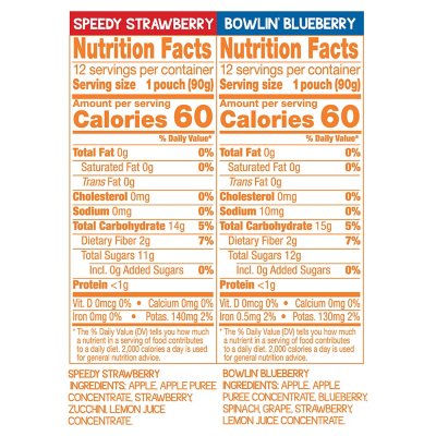 GoGo SqueeZ Fruit & VeggieZ Applesauce Pouches, 3.2 oz., 24 ct.