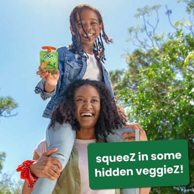 GoGo SqueeZ Fruit & VeggieZ Applesauce Pouches, 3.2 oz., 24 ct.
