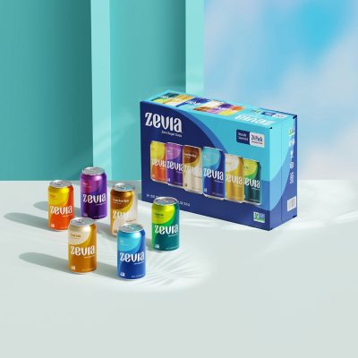 Zevia Zero Sugar Soda Variety Pack 12 fl. oz., 24 pk.