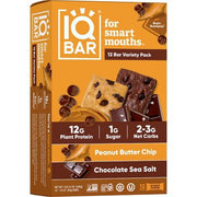 IQBAR Plant Protein Bar Variety Pack, 12 pk.
