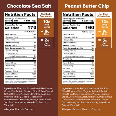 IQBAR Plant Protein Bar Variety Pack, 12 pk.