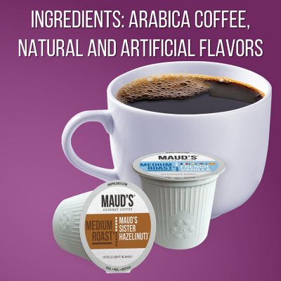 Maud's Gourmet 100% Arabica Coffee Single Serve Pods, Variety Pack 72 ct.