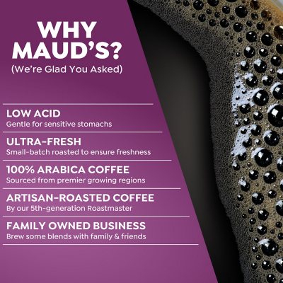 Maud's Gourmet 100% Arabica Coffee Single Serve Pods, Variety Pack 72 ct.