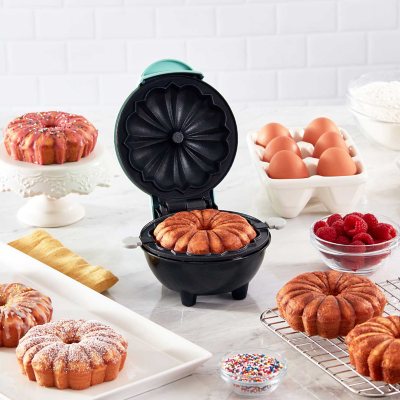 DASH Mini Bundt Cake Maker Machine for Kid-Friendly Breakfast, Snacks, Desserts & More with Non-stick Surface