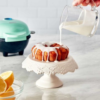 DASH Mini Bundt Cake Maker Machine for Kid-Friendly Breakfast, Snacks, Desserts & More with Non-stick Surface