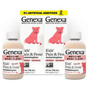 Genexa Kids' Pain & Fever Oral Suspension Acetaminophen, Cherry, 4 oz., 2 pk.