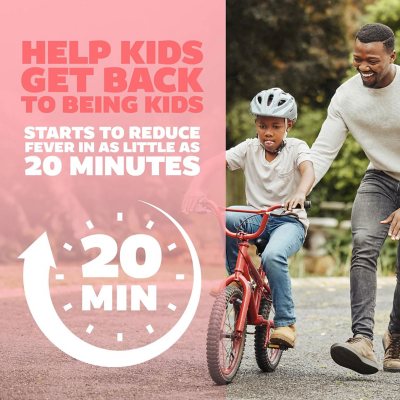 Genexa Kids' Pain & Fever Oral Suspension Acetaminophen, Cherry, 4 oz., 2 pk.