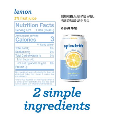 Spindrift Sparkling Water Variety Pack 12 fl. oz., 24 pk.