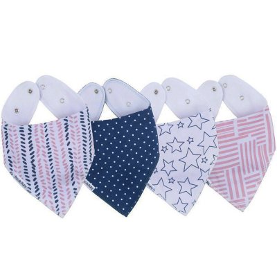 Bazzle Baby Bandana Drool Bib, 4 pk., Choose Color