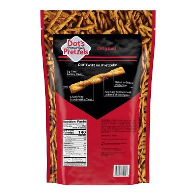 Dot's Homestyle Pretzels Original Seasoned Pretzel Twists, 35 oz.