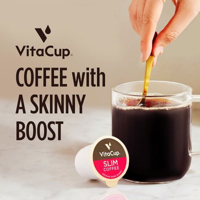 VitaCup Medium-Dark Roast Single Serve Coffee Cups, Slim Blend 60 ct.