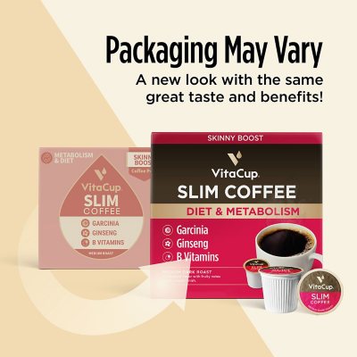 VitaCup Medium-Dark Roast Single Serve Coffee Cups, Slim Blend 60 ct.