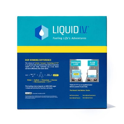 Liquid I.V. Hydration Multiplier Electrolyte Drink Mix, Lemon Lime, 30 ct.