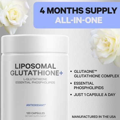 Codeage Liposomal Glutathione Essential Phospholipids Antioxidant Capsules  120 ct.