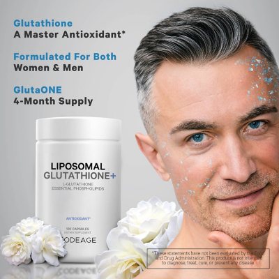 Codeage Liposomal Glutathione Essential Phospholipids Antioxidant Capsules 120 ct.