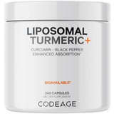 Codeage Liposomal Turmeric Curcumin + Black Pepper 240 ct.