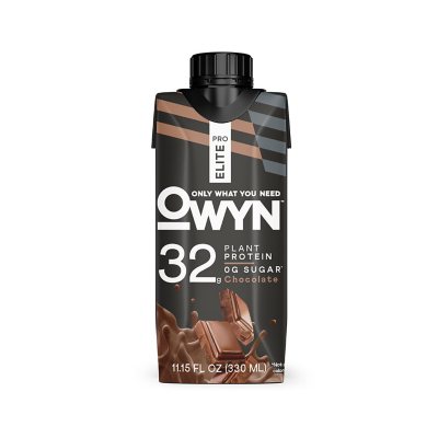 OWYN Pro Elite 32g Keto Plant Protein Shake, Chocolate 11.15 fl. oz., 15 pk.