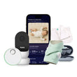 Owlet Dream Duo 2 Baby Sleep Monitor with Travel Case & White Sleeper