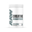 RAW Nutrition Creatine Monohydrate Powder, Unflavored, 510g 100 Servings