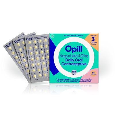 Opill Estrogen Free Birth Control, 3 Month