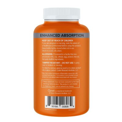 Qunol Turmeric Curcumin 1500mg Capsules 180 ct.