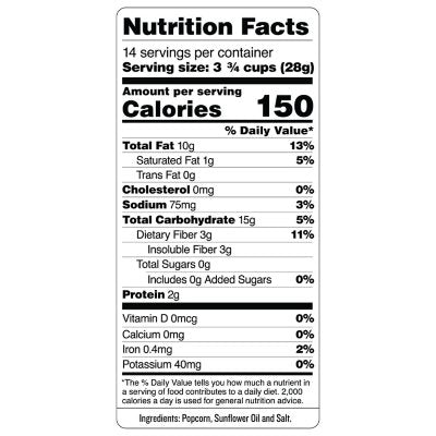 SkinnyPop Original Popcorn, 14 oz.