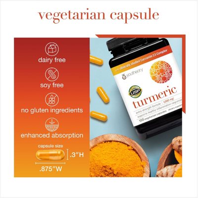 Youtheory Turmeric Extra Strength Capsules 150 ct.