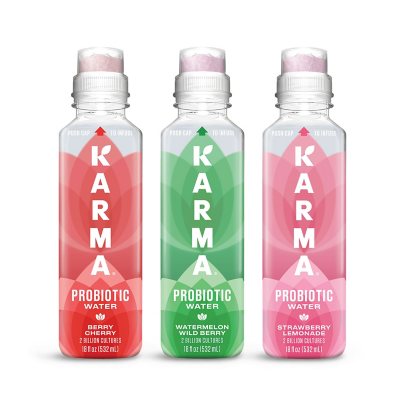 Karma Probiotic Water Variety Pack 18 fl. oz. 12 pk.