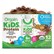 Orgain Kids 8g Protein Organic Nutritional Shake, Chocolate 8.25 fl. oz.,12 pk.