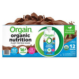 Orgain Organic Nutrition Vegan All-in-One Protein Plant Based RTD Shake, Smooth Chocolate 12 ct.