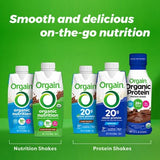 Orgain Organic Nutrition 16g Grass-Fed Protein Shake, Creamy Chocolate Fudge, 11 fl. oz., 12 pk.