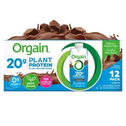 Orgain Pflanzlicher Proteinshake 20g, Schokolade 325 ml, 12er-Pack
