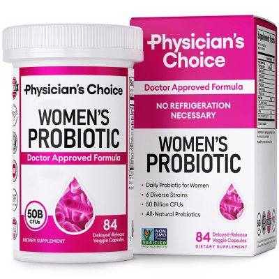 Physician's Choice Women's Probiotic Capsules, 50 Billion CFU 84 ct.
