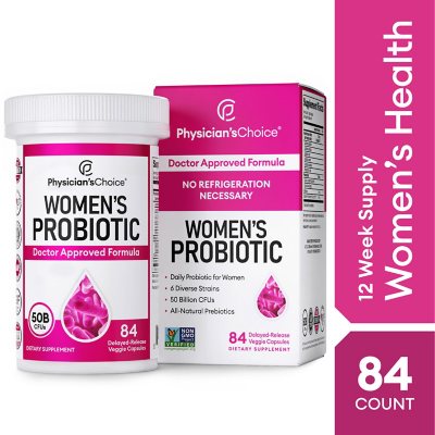 Physician's Choice Women's Probiotic Capsules, 50 Billion CFU 84 ct.