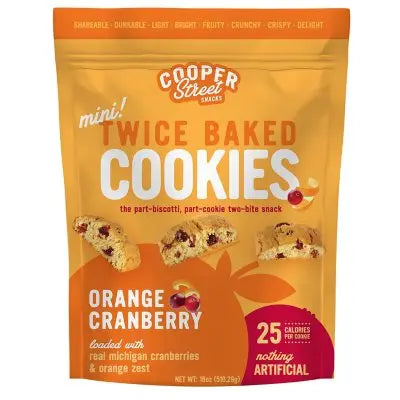 Cooper Street Orange Cranberry Cookies, 18 oz.