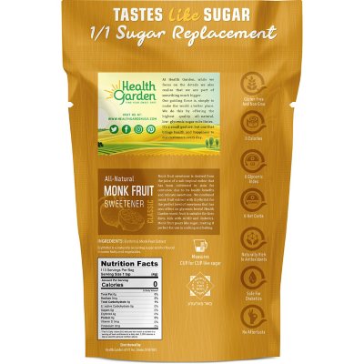 Health Garden Monk Fruit Sweetener 1 lb.