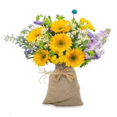 Member's Mark Farm Fresh Summer Flowers Bouquet, Choose color and stem count