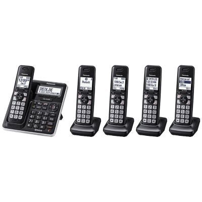 Panasonic KX-TGF775S Link2Cell DECT 6.0 Expandable Cordless Phone System