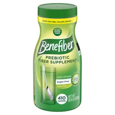 Benefiber Daily Prebiotic Fiber Supplement Powder, Unflavored, 28.9 oz.