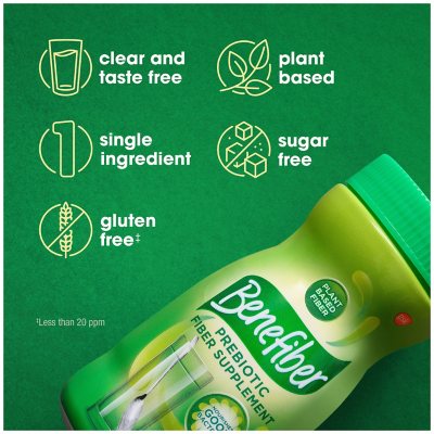 Benefiber Daily Prebiotic Fiber Supplement Powder, Unflavored, 28.9 oz.