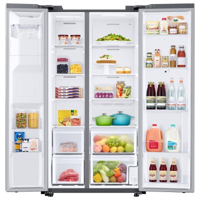 Samsung 22 cu. ft. Counter Depth Side By Side Refrigerator w/ Touch Screen Family Hub