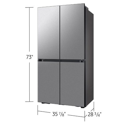 Samsung Bespoke 4-Door Flex Counter Depth Refrigerator with Beverage Center, Choose Color