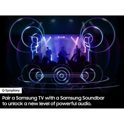 SAMSUNG 5.1 Channel Sound Bar w/ wireless Subwoofer, Q-Symphony & Dolby ATMOS Audio - HW-Q65C/ZA