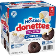 Hostess Donettes Variety Pack Donuts, Snack Size, 1.5 oz., 32 pk.