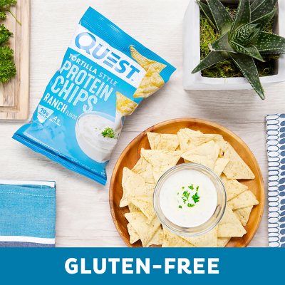 Quest Tortilla Chips Variety Pack, Nacho Cheese & Ranch 14 ct.