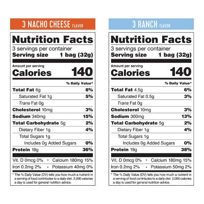 Quest Tortilla Chips Variety Pack, Nacho Cheese & Ranch 14 ct.