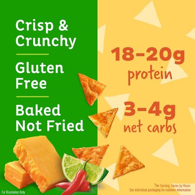 Quest Tortilla Chips Variety Pack, Nacho Cheese and Chili Lime 14 ct.